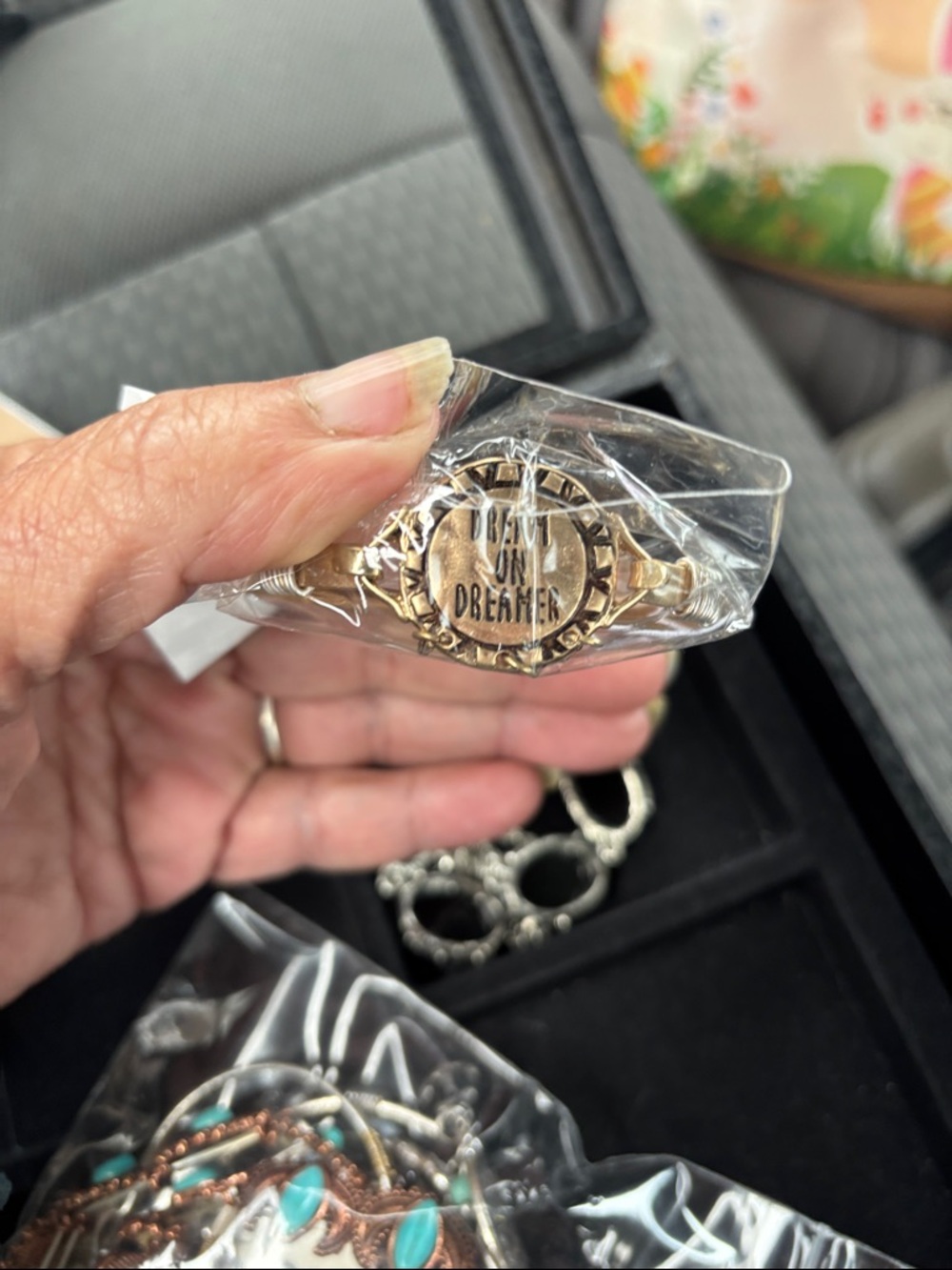 Gold-Tone "Dreamer" Medallion Bracelet - Women's Jewelry